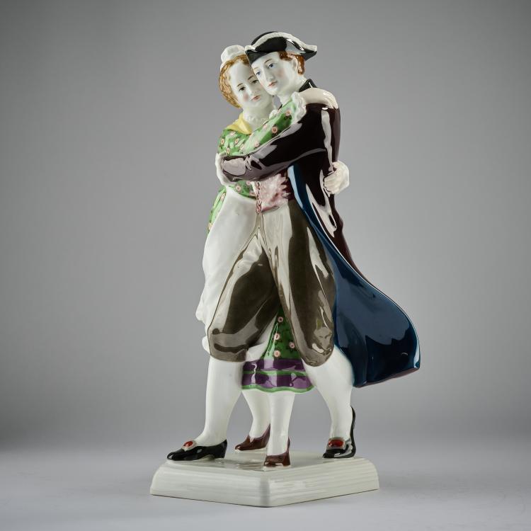Bild 6 zu Objekt, 'Hillige Magd und Knecht', 1914, Georg Grasegger, Berlin, KPM, 182A 401
