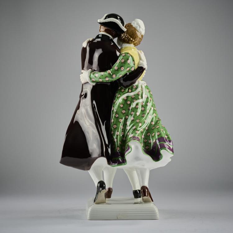 Bild 8 zu Objekt, 'Hillige Magd und Knecht', 1914, Georg Grasegger, Berlin, KPM, 182A 401