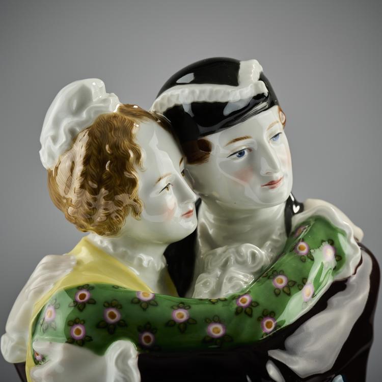 Bild 11 zu Objekt, 'Hillige Magd und Knecht', 1914, Georg Grasegger, Berlin, KPM, 182A 401