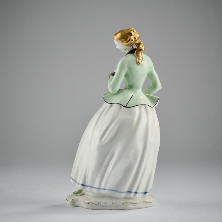 Bild 3 zu Objekt, 'Gallant Lady', 1920, Hermann Hubatsch, Berlin, KPM, 182A 403