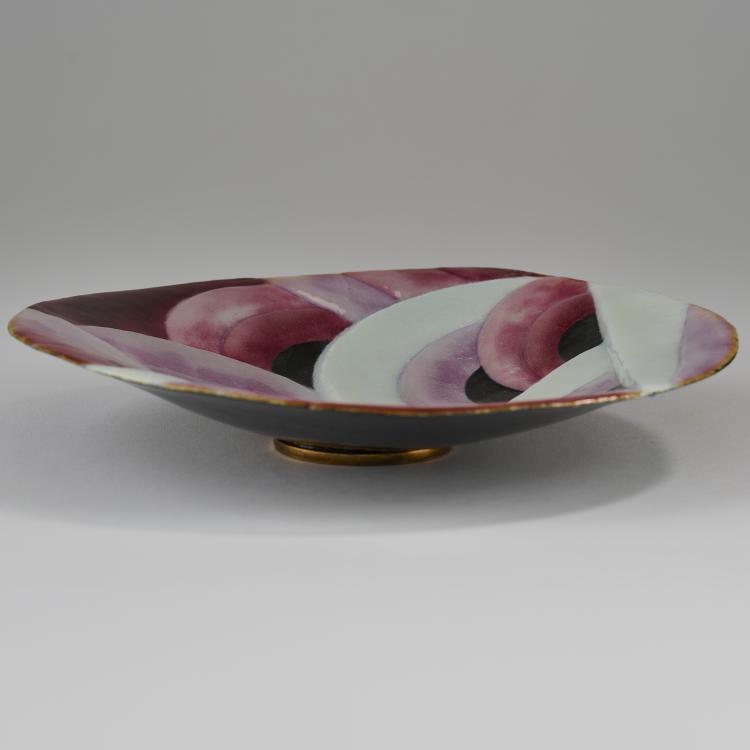 Hauptbild zu Objekt, Decorative plate, 1980s, Mauricette Pinoteau, Pinoteau, Mauricette, Limoges, 182A 451