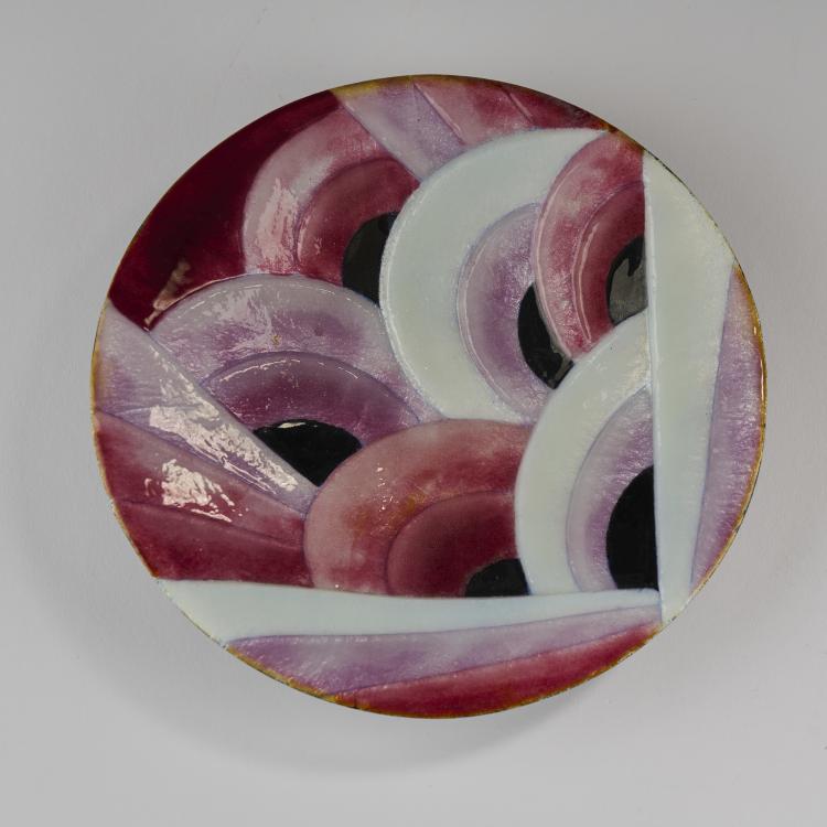 Bild 3 zu Objekt, Decorative plate, 1980s, Mauricette Pinoteau, Pinoteau, Mauricette, Limoges, 182A 451