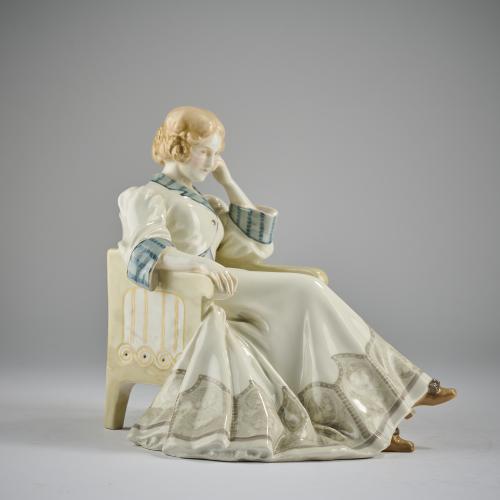 'Figure sitting on a chair', 1908