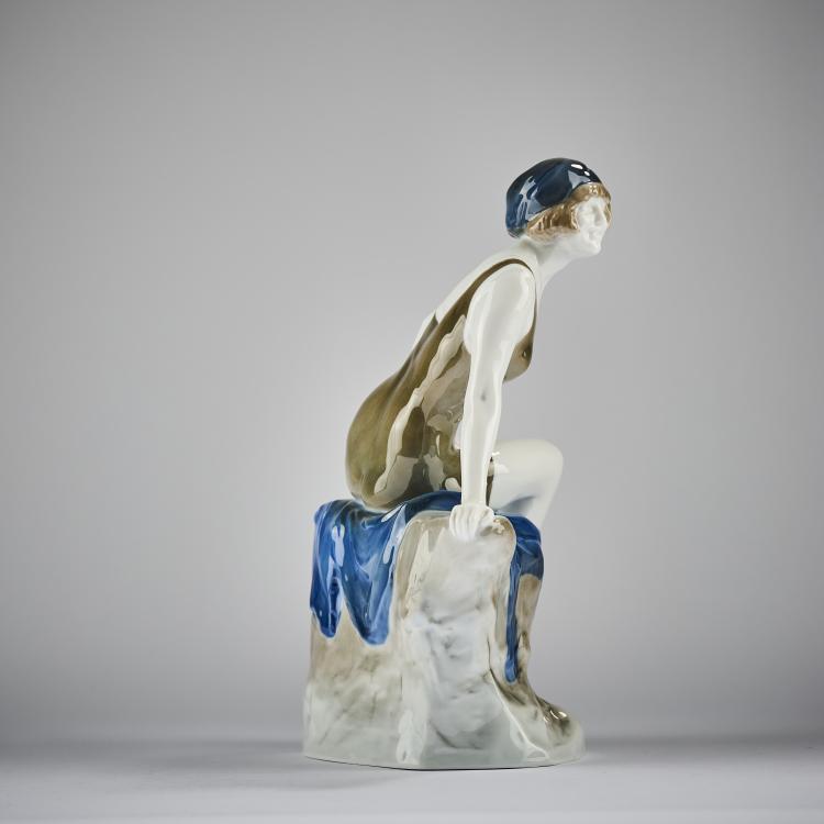 Bild 2 zu Objekt, 'Before the Bath', 1913, Rudolf Marcuse, Rosenthal, Selb, 182A 411