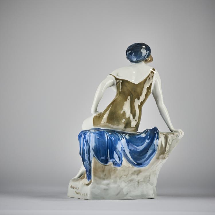 Bild 3 zu Objekt, 'Before the Bath', 1913, Rudolf Marcuse, Rosenthal, Selb, 182A 411