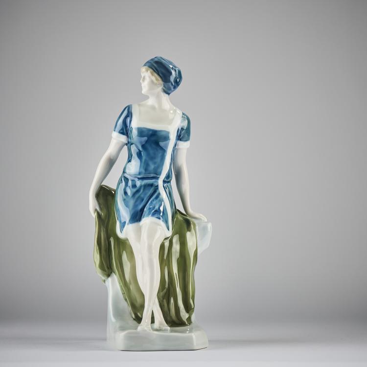 Bild 1 zu Objekt, 'At the Beach', 1913, Rudolf Marcuse, Rosenthal, Selb, 182A 412