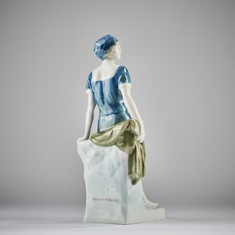 Bild 3 zu Objekt, 'At the Beach', 1913, Rudolf Marcuse, Rosenthal, Selb, 182A 412