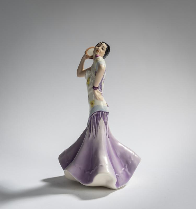 Bild 2 zu Objekt, 'Spanish dancer', c. 1938-45, Duxer Porzellan-Manufaktur AG, vorm. Eduard Eichler, 182A 380