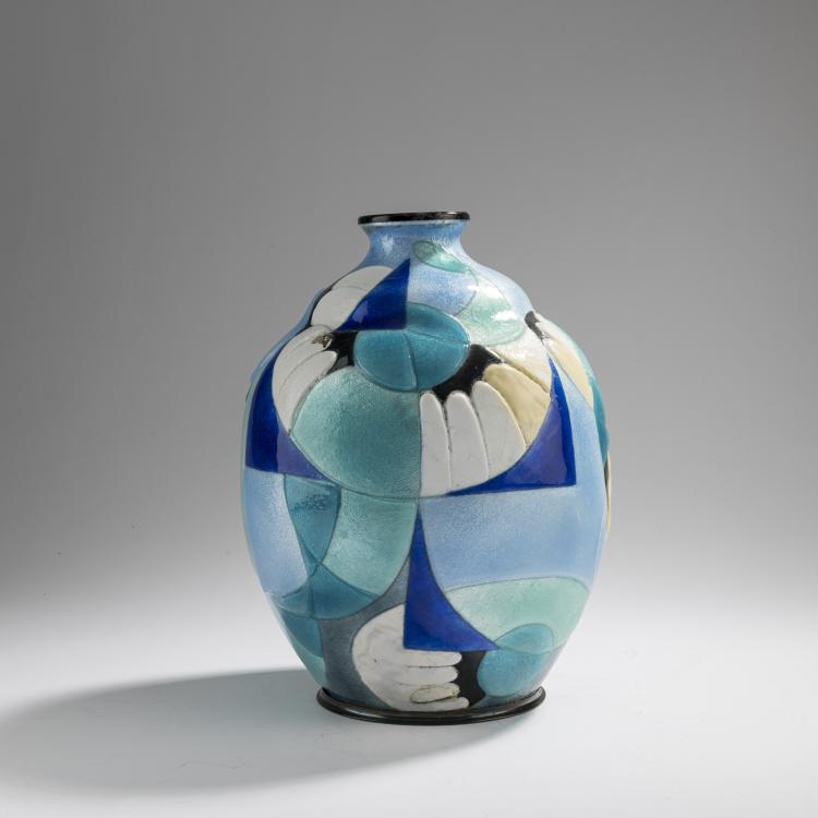 Hauptbild zu Objekt, Vase, pre- 1956, Camille Faur&eacute;, Faur&eacute;, Camille, Limoges, 182A 441