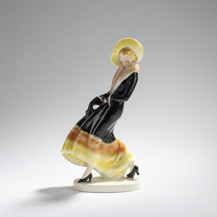 Hauptbild zu Objekt, 'Lady in the Wind', c. 1930, &Ouml;sterreich / Austria, 182A 390