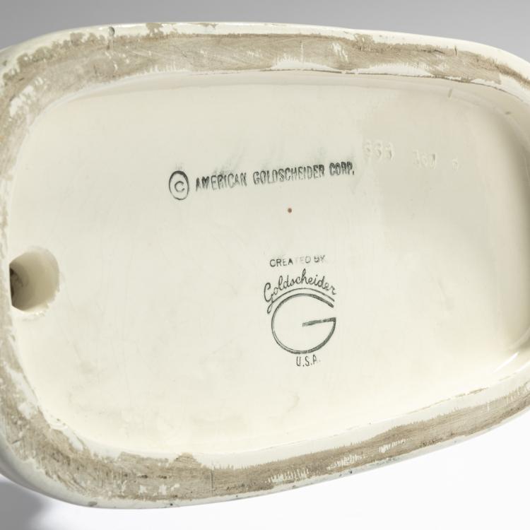 Bild 3 zu Objekt, 'T&auml;nzerin', um 1940, Walter Goldscheider, Goldscheider Pottery, Trenton, NJ, USA, 182A 382