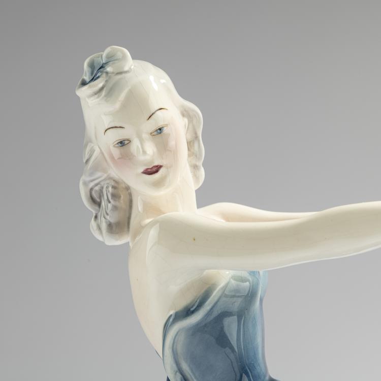 Bild 6 zu Objekt, 'T&auml;nzerin', um 1940, Walter Goldscheider, Goldscheider Pottery, Trenton, NJ, USA, 182A 382