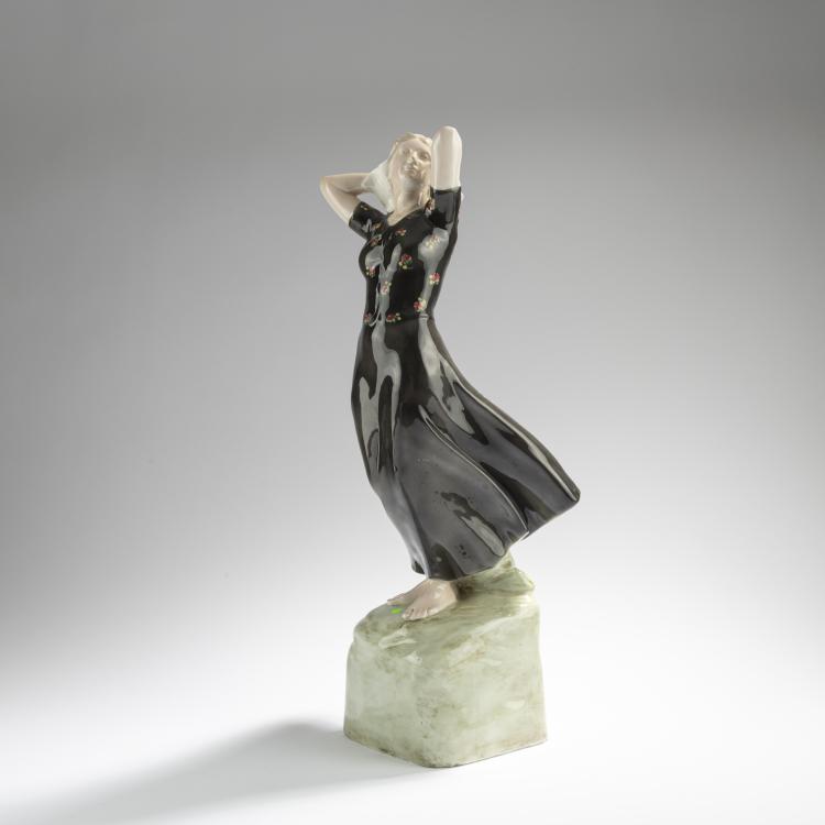 Hauptbild zu Objekt, 'Dutch Woman', 1911/12, Fritz Heinemann, Goldscheider, Wien / Vienna, 182A 383