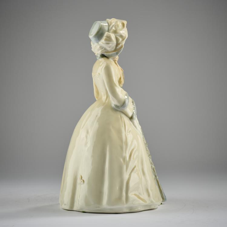 Bild 3 zu Objekt, 'Agnes Sorma as Minna von Barnhelm', 1908, Hermann Hubatsch, Berlin, KPM, 182A 395
