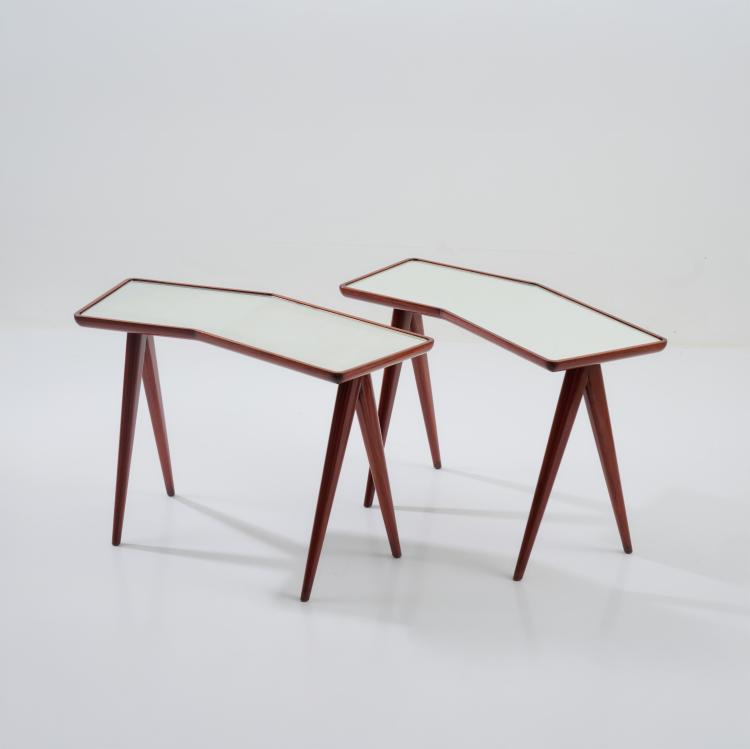 Hauptbild zu Objekt, Zwei Beistelltische, 1936, Pietro Chiesa,Gio Ponti, Fontana Arte, Mailand / Milan, 181A 204