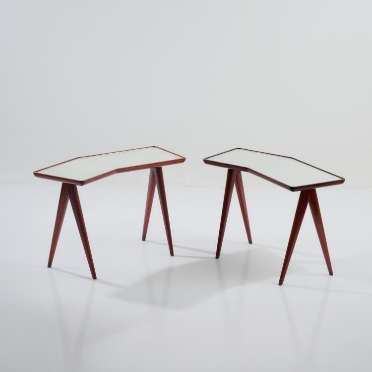 Bild 1 zu Objekt, Zwei Beistelltische, 1936, Pietro Chiesa,Gio Ponti, Fontana Arte, Mailand / Milan, 181A 204