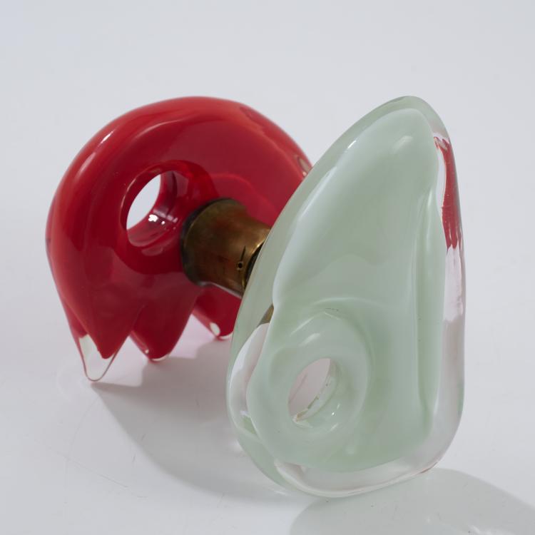 Hauptbild zu Objekt, Pair of door handles, 1952, Archimede Seguso, Seguso s.r.l., Murano, 181A 123