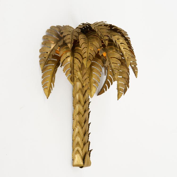 Bild 2 zu Objekt, Wall light 'Palmtree', 1970s, Christian Techoueyres, Maison Jansen, Paris, 181A 427