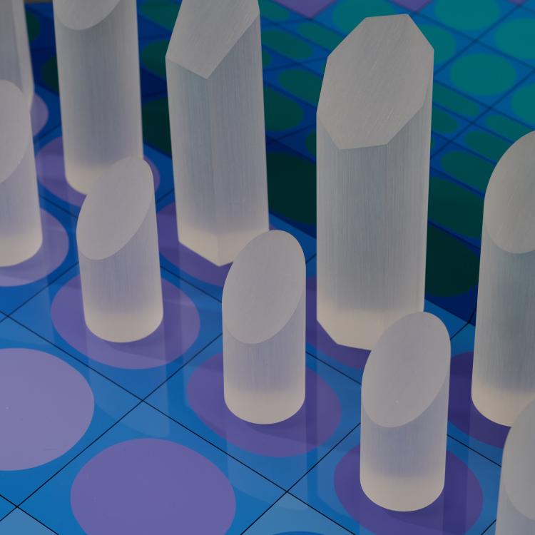 Bild 4 zu Objekt, Chess set 'The Vasarely Chess', 1979, Victor Vasarely, THE HILLIARD COLLECTION, Munich (Ed.), 181C 797