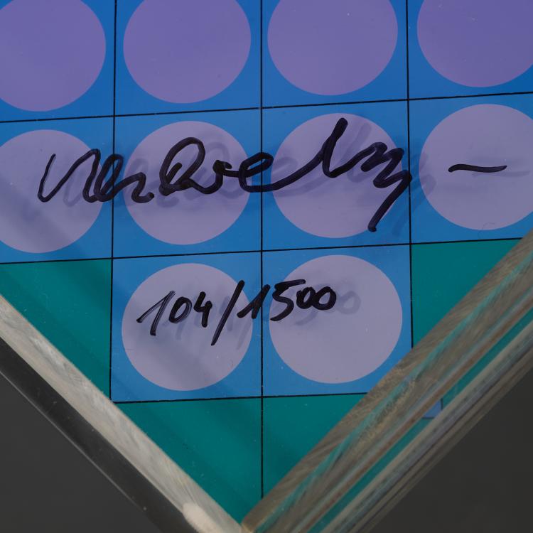 Bild 5 zu Objekt, Chess set 'The Vasarely Chess', 1979, Victor Vasarely, THE HILLIARD COLLECTION, Munich (Ed.), 181C 797