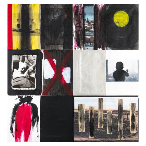 Special edition of the publication and collage 'Unknown', 2017