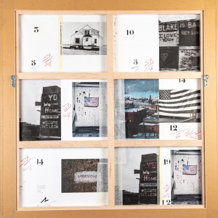 Bild 2 zu Objekt, Special edition of the publication and collage 'Unknown', 2017, St&eacute;phane Duroy, 181C 829