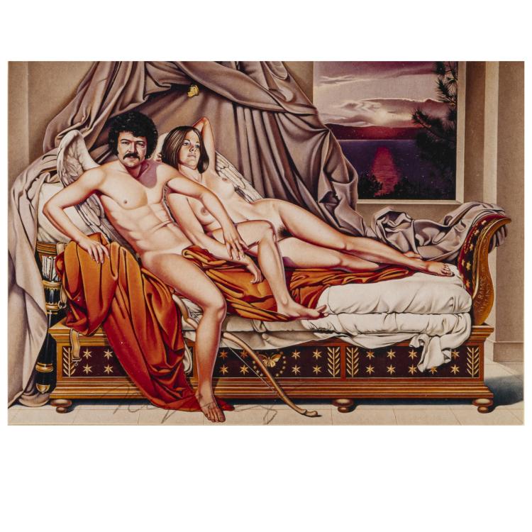 Bild 1 zu Objekt, Konvolut von 6 K&uuml;nstlerpostkarten, 2. H&auml;lfte 20. Jh., Mel Ramos, 181C 853