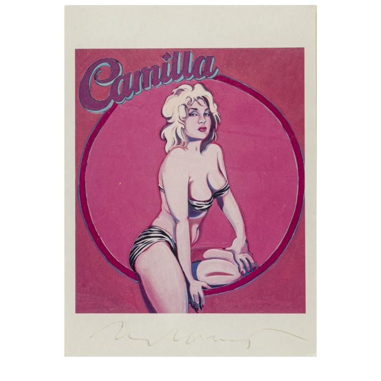 Bild 3 zu Objekt, Konvolut von 6 K&uuml;nstlerpostkarten, 2. H&auml;lfte 20. Jh., Mel Ramos, 181C 853