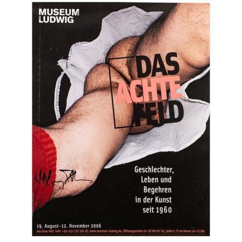 Exhibition poster 'Das achte Feld' (censored), 2006
