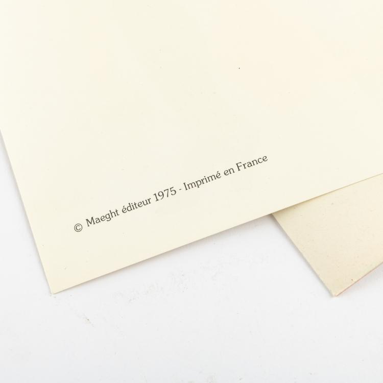 Bild 2 zu Objekt, 'Derri&egrave;re le Miroir Nr. 212', 1975, Alexander Calder, Galerie Maeght, Paris (Publ.), 181C 791