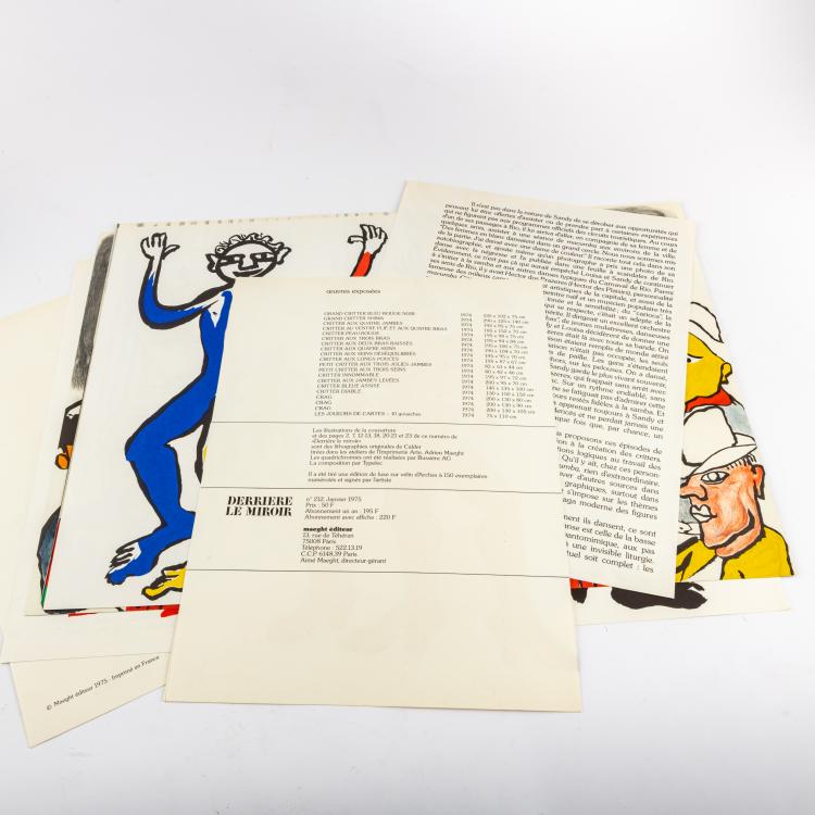 Bild 3 zu Objekt, 'Derri&egrave;re le Miroir Nr. 212', 1975, Alexander Calder, Galerie Maeght, Paris (Publ.), 181C 791