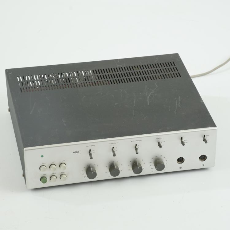 Bild 7 zu Objekt, Record player 'PS 1000', radio 'CE 500' and amplifier 'CSV 500', 1965-67, Dieter Rams, Braun AG, Kronberg, 181A 145