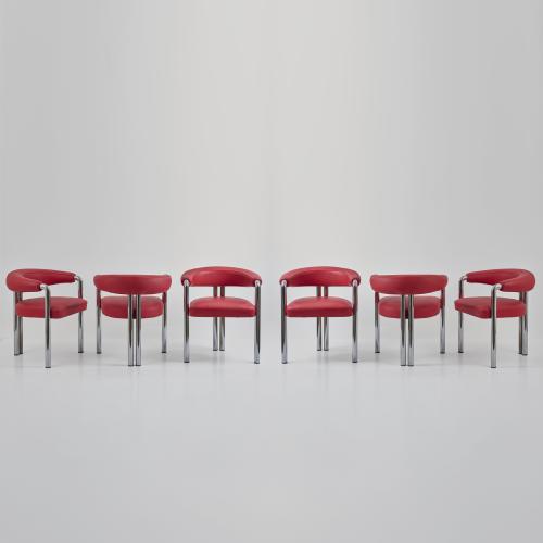 Six armchairs 'DS 200', 1980s