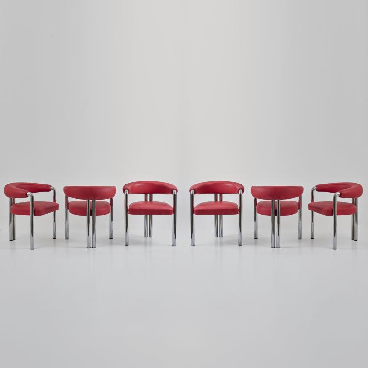 Hauptbild zu Objekt, Six armchairs 'DS 200', 1980s, Gruppe de Sede Design Team, DeSede, Klingnau, 181A 454