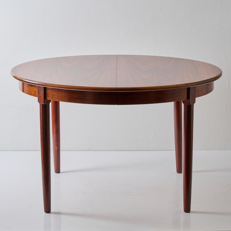Hauptbild zu Objekt, Dining table, c. 1958, Niels Otto M&oslash;ller (attributed), M&oslash;ller, J.L., Furniture Factory, Kopenhagen / Copenhagen (zug. / attr.), 181A 320