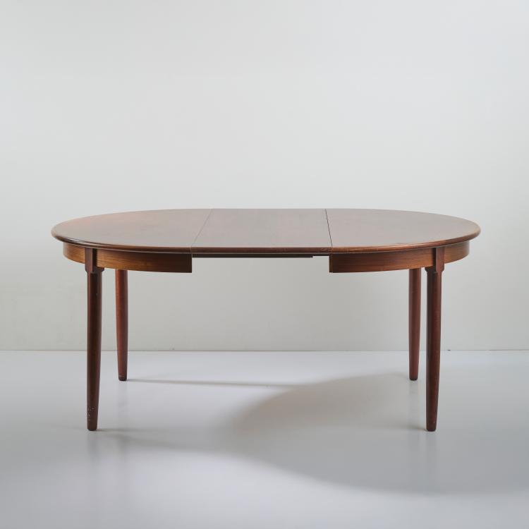 Bild 1 zu Objekt, Dining table, c. 1958, Niels Otto M&oslash;ller (attributed), M&oslash;ller, J.L., Furniture Factory, Kopenhagen / Copenhagen (zug. / attr.), 181A 320