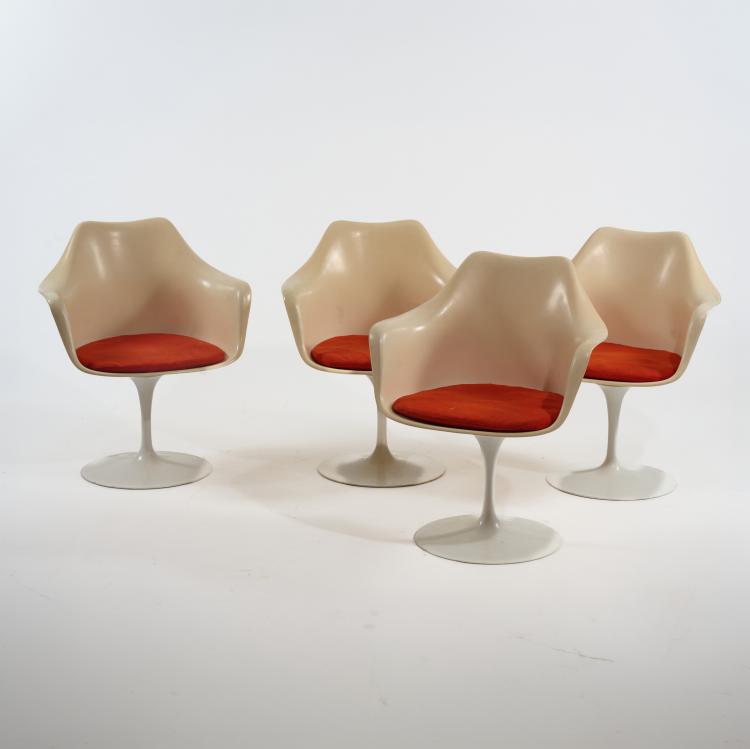 Hauptbild zu Objekt, Five '151' chairs, 1956-57 (design), Eero Saarinen, Knoll International, New York, 181A 228