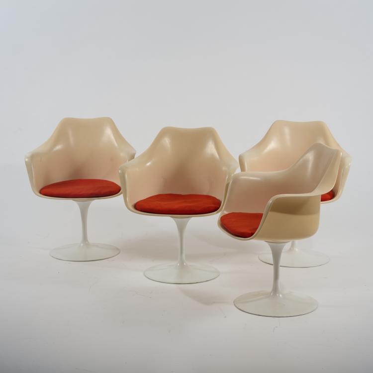 Bild 1 zu Objekt, Five '151' chairs, 1956-57 (design), Eero Saarinen, Knoll International, New York, 181A 228