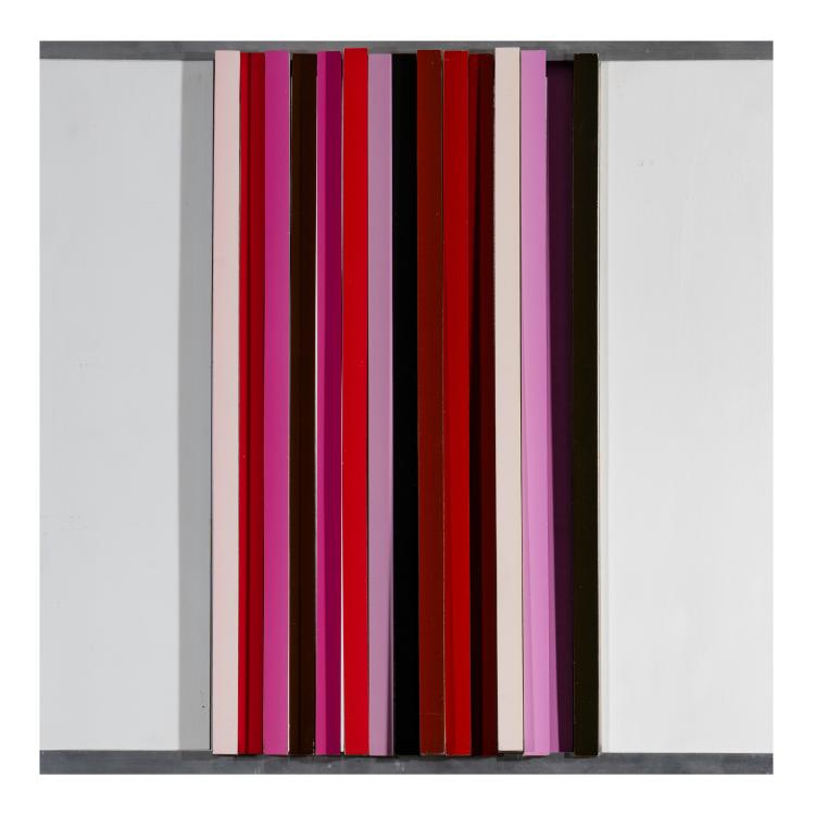 Hauptbild zu Objekt, 'Rotbunte Reihen', 1965, Karl Gerstner, Edition MAT/Galerie Der Spiegel, Cologne (Publ.), 181C 774