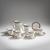 4 mocha cups and 2 pots, c. 1912