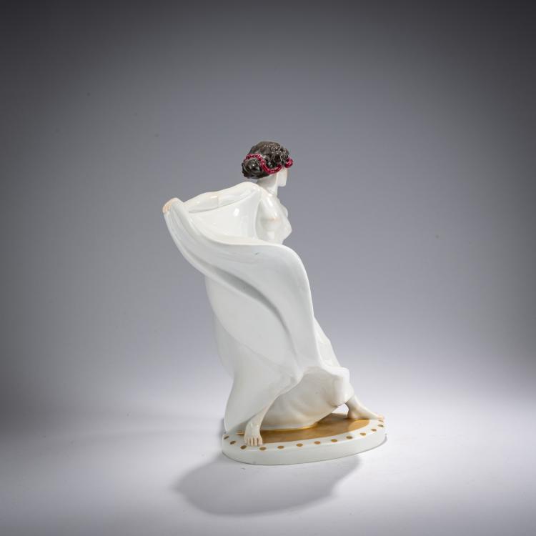 Bild 2 zu Objekt, 'Dancer Lo&iuml;e Fuller', 1911, Karl Theodor Eichler, Meissen, StPM, 182A 410