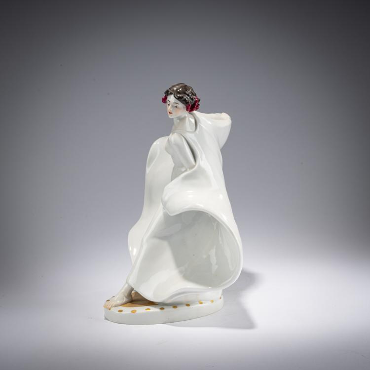Bild 4 zu Objekt, 'Dancer Lo&iuml;e Fuller', 1911, Karl Theodor Eichler, Meissen, StPM, 182A 410