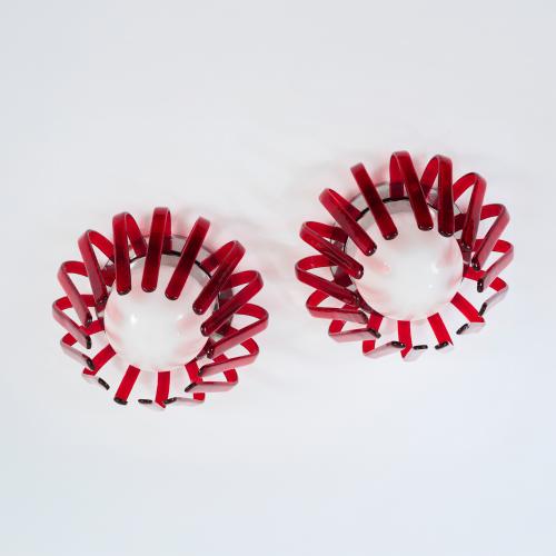 Two ceiling lights 'Octopus', 1980s