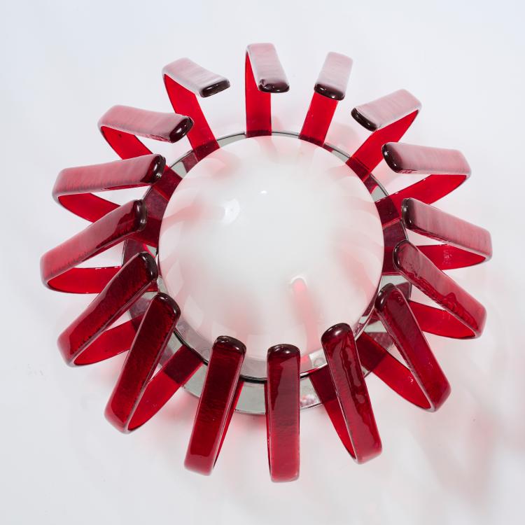 Bild 2 zu Objekt, Two ceiling lights 'Octopus', 1980s, Carlo Nason (attributed), A.V. Mazzega, Murano, 181A 475