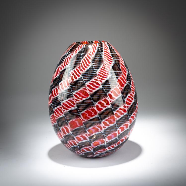 Bild 1 zu Objekt, 'Fantasia diagonale' vase, c. 1953, Archimede Seguso, Seguso, Archimede, Murano, 181B 658