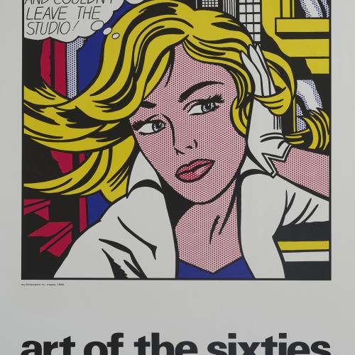 Exhibition poster 'art of the sixties' Ludwig Museum/Tel Aviv Museum, 1979