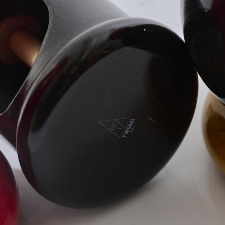 Bild 3 zu Objekt, Collection of kitchen utensils from the 'Twergi' series, 1990s (design), Ettore Sottsass, Alessi Twergi, Crusinallo, 181A 53