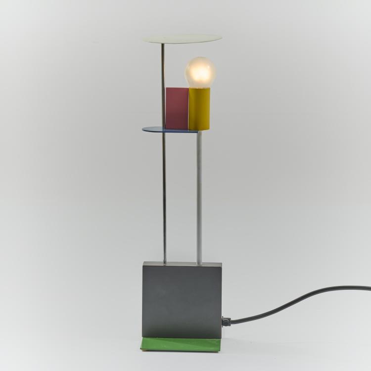 Bild 1 zu Objekt, Tischleuchte 'Picadilly', 1982 (Entwurf), Gerard Taylor, Memphis, Mailand / Milan, 181A 34