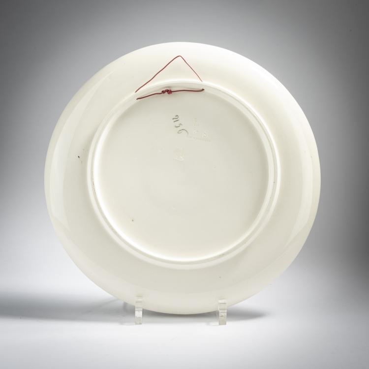 Bild 2 zu Objekt, Decorative plate, c. 1900, Utzschneider & Cie., Sarreguemines, 182A 354