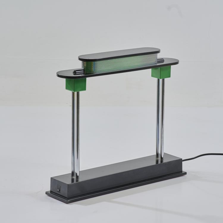 Bild 1 zu Objekt, Table light 'Pausania', 1983 (design), Ettore Sottsass, Artemide, Mailand, 181A 36